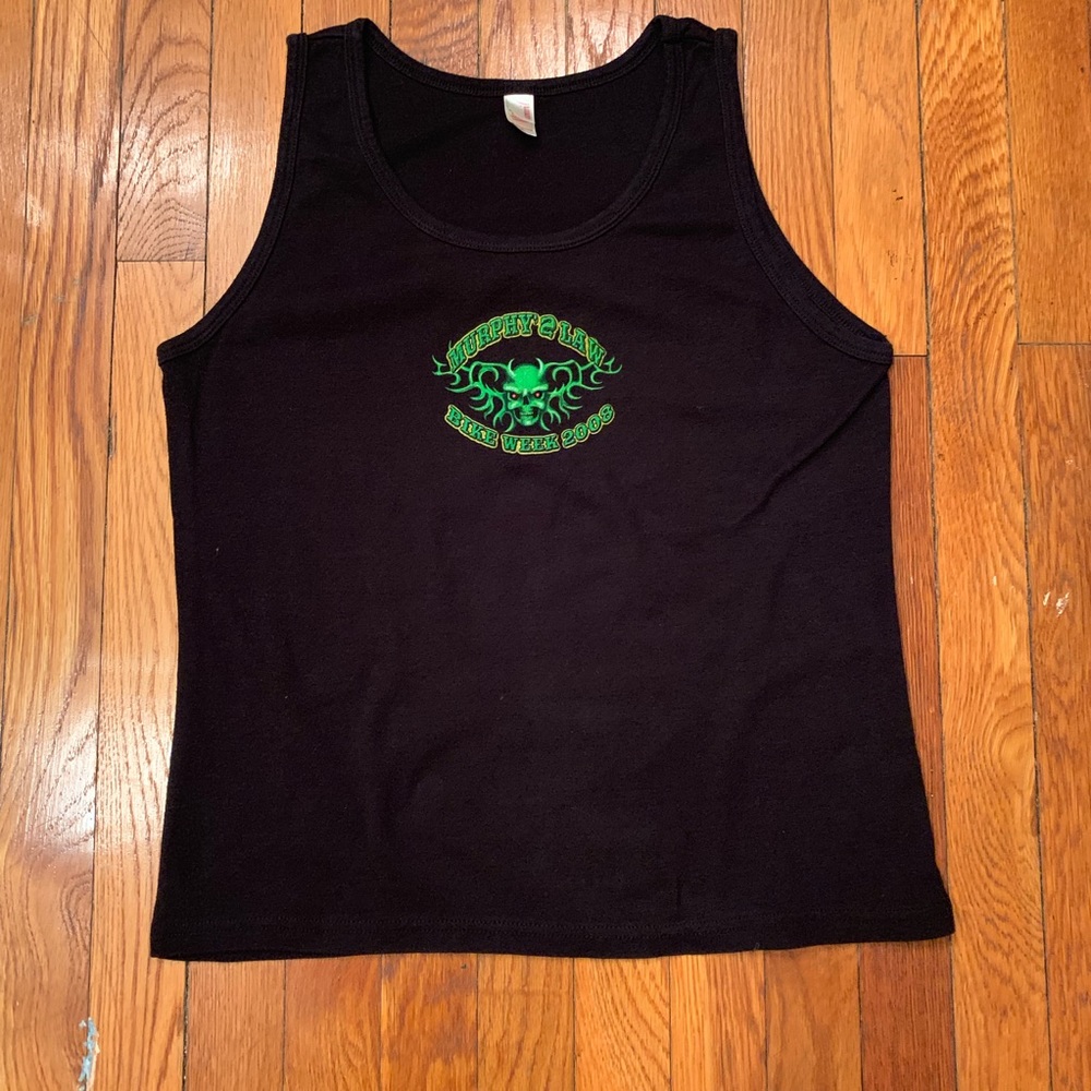 🤩Murphy’s law tank top bike week 2008 motorcycle